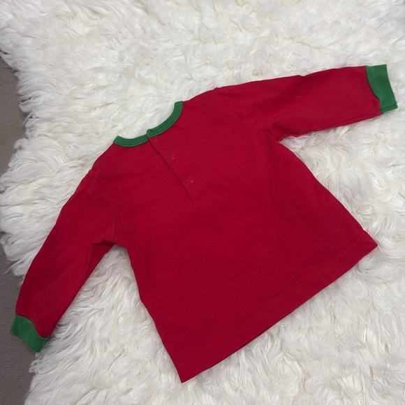 Little Me Baby’s "My First Christmas" 2 Piece Reindeer Set Red White Outfit 9M ! - Picture 3 of 10
